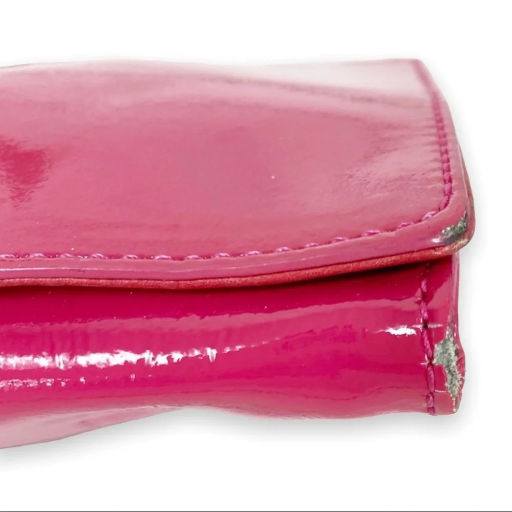 Cole Haan Hot Pink Large Clutch Purse - Picture 2 of 8